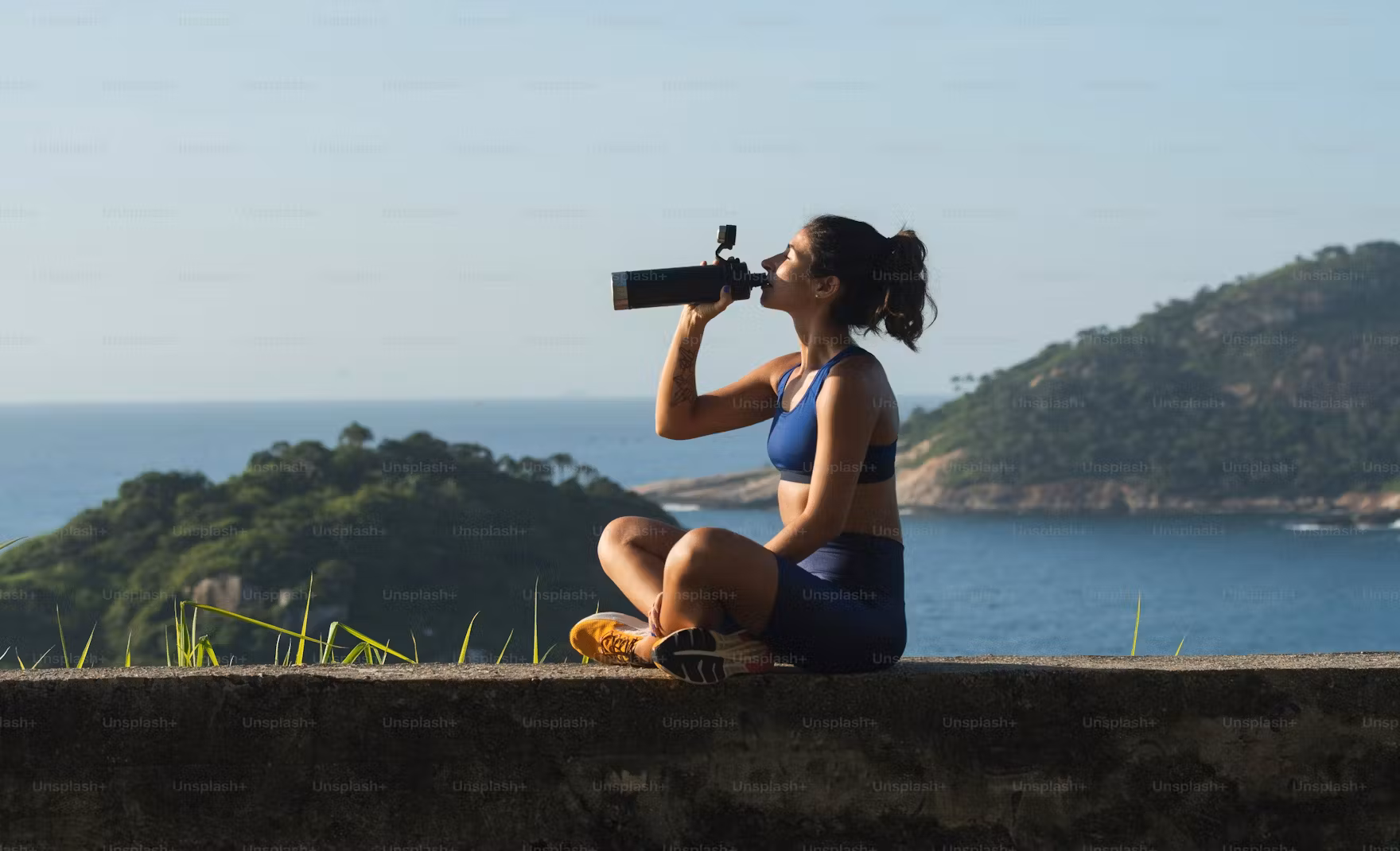 Glas Wasser als Symbol für Hydration